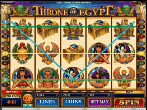 Throne of Egypt Slot Reels
