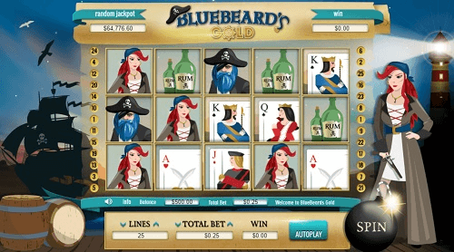 Bluebeard's Gold Slot Reels