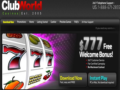 club world casino issues with bank