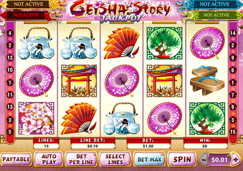 geisha story casino slot