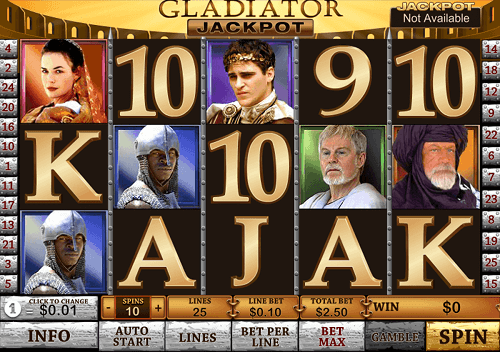 Gladiator Playtech Slot Reels