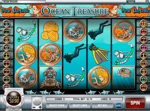 Ocean Treasure Slot Reels