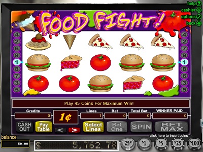 RTG Slot Food Fight Game