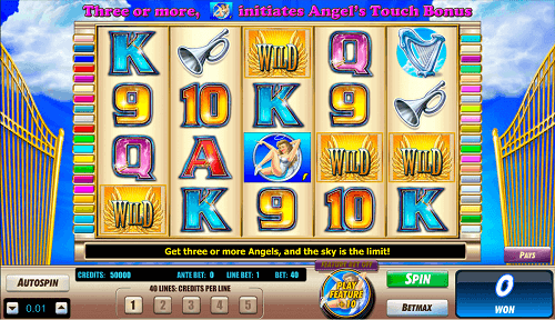 the angels touch slot reels