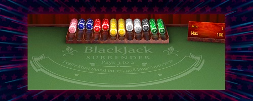 blackjack surrender rules usa