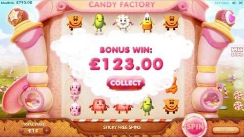 Candy Factory Slot Reels