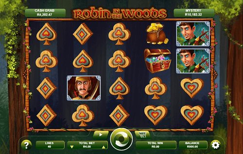robin in the woods slot reels