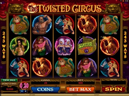 Twisted Circus Slot Reels