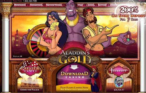 Aladdins Gold Bonuses