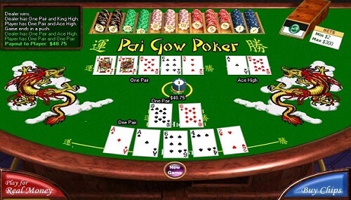 play pai gow poker with fortune online
