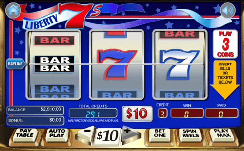 Liberty 7 slot machine for sale in california