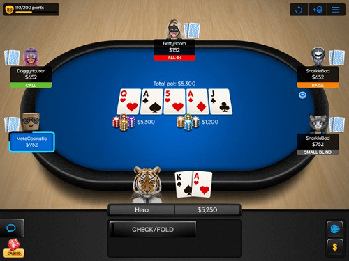 playing poker online with friends free